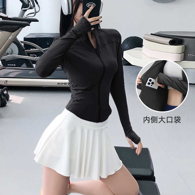 Yoga Clothing Sports Suit for Women 2026 New Style Long-Sleeved Jacket Top High-End Outdoor Casual Running Training Clothing