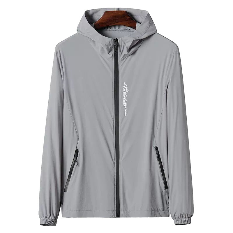 Sun Protection Clothing Men's Summer Thin Ice Silk Sun Protection Clothing Trendy New Breathable Fishing Clothing Thin Skin Clothing Men's Clothing