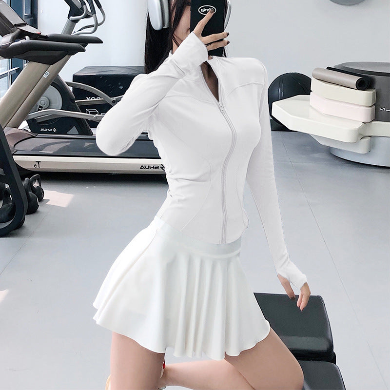 Yoga Clothing Sports Suit for Women 2026 New Style Long-Sleeved Jacket Top High-End Outdoor Casual Running Training Clothing