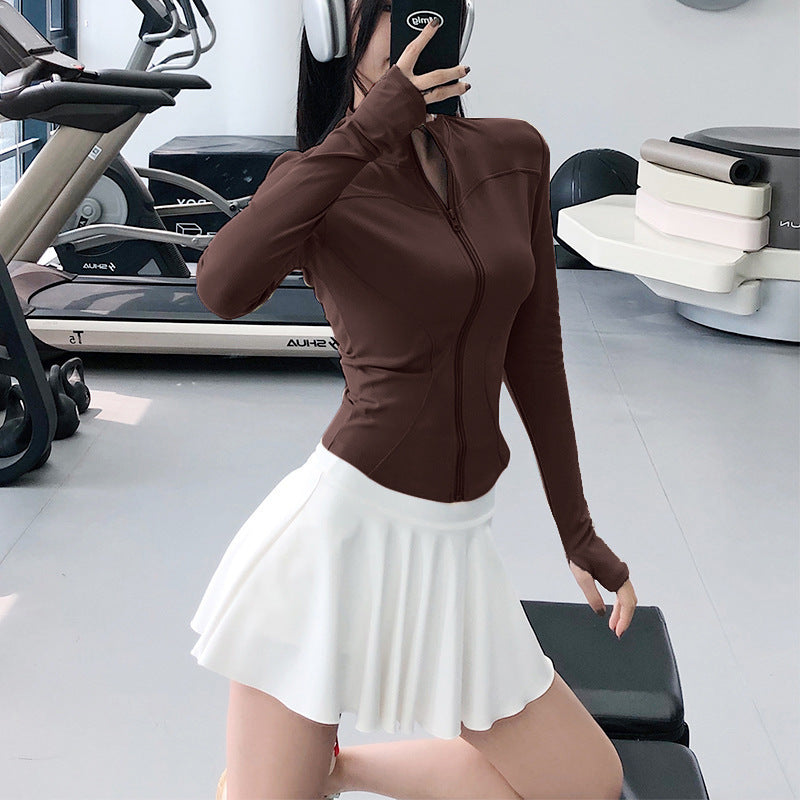Yoga Clothing Sports Suit for Women 2026 New Style Long-Sleeved Jacket Top High-End Outdoor Casual Running Training Clothing