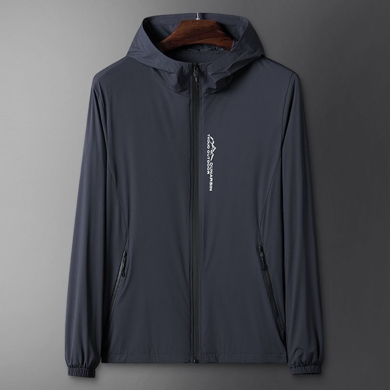 Sun Protection Clothing Men's Summer Thin Ice Silk Sun Protection Clothing Trendy New Breathable Fishing Clothing Thin Skin Clothing Men's Clothing