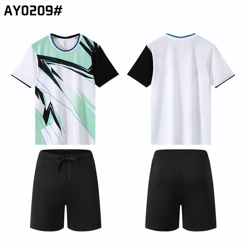The new in stock high quality table tennis badminton clothing volleyball clothing multi-functional training clothing outdoor leisure.
