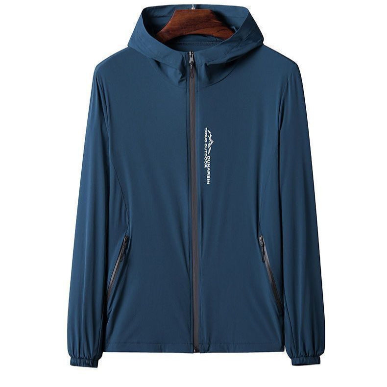 Sun Protection Clothing Men's Summer Thin Ice Silk Sun Protection Clothing Trendy New Breathable Fishing Clothing Thin Skin Clothing Men's Clothing