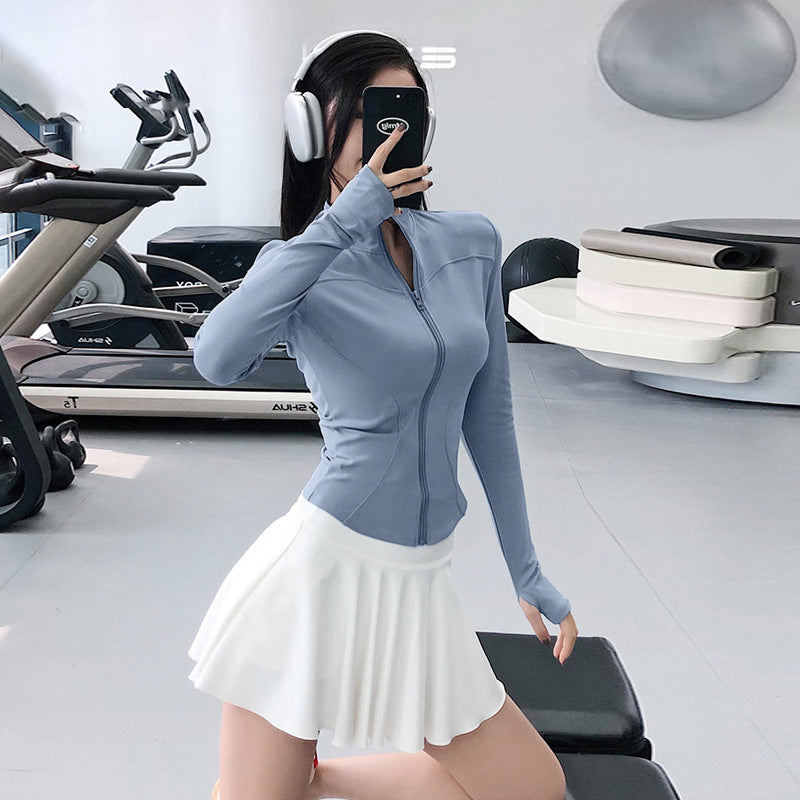 Yoga Clothing Sports Suit for Women 2026 New Style Long-Sleeved Jacket Top High-End Outdoor Casual Running Training Clothing