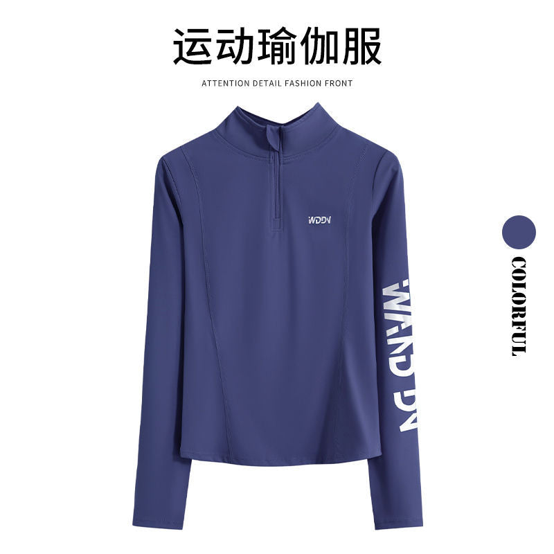 Running Sportswear for Women 2025 New Quick-Drying Slimming Look Yoga Clothing Outdoor Professional Badminton Training Fitness Clothing