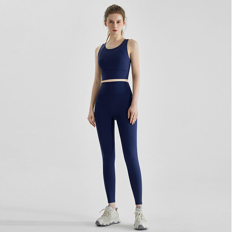 Yoga Clothing Set for Women, Shock-Proof Push-Up Running Bra, Sports Bra, Fitness Clothing Set for Women, Summer