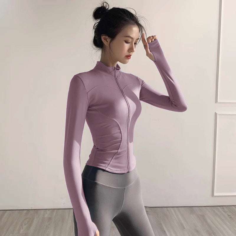 Fitness Clothing, Sports Running, Breathable Long-Sleeved Pilates Training Tops, Yoga Clothing for Women, 2026 New Style Quick-Drying Jackets