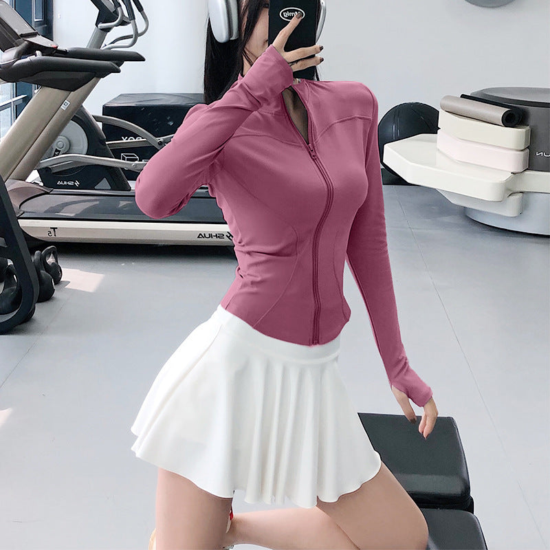 Yoga Clothing Sports Suit for Women 2026 New Style Long-Sleeved Jacket Top High-End Outdoor Casual Running Training Clothing