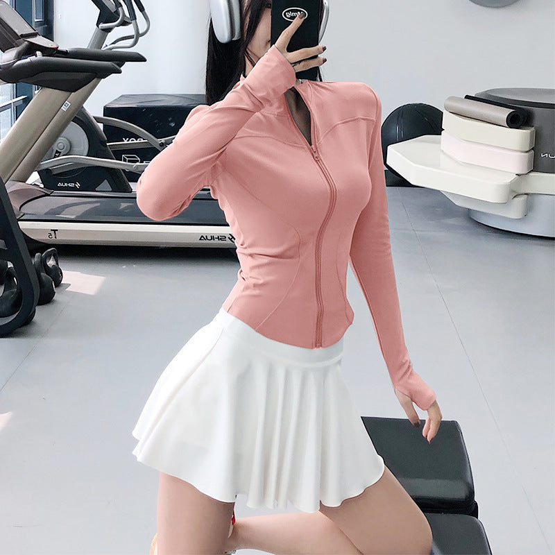 Yoga Clothing Sports Suit for Women 2026 New Style Long-Sleeved Jacket Top High-End Outdoor Casual Running Training Clothing