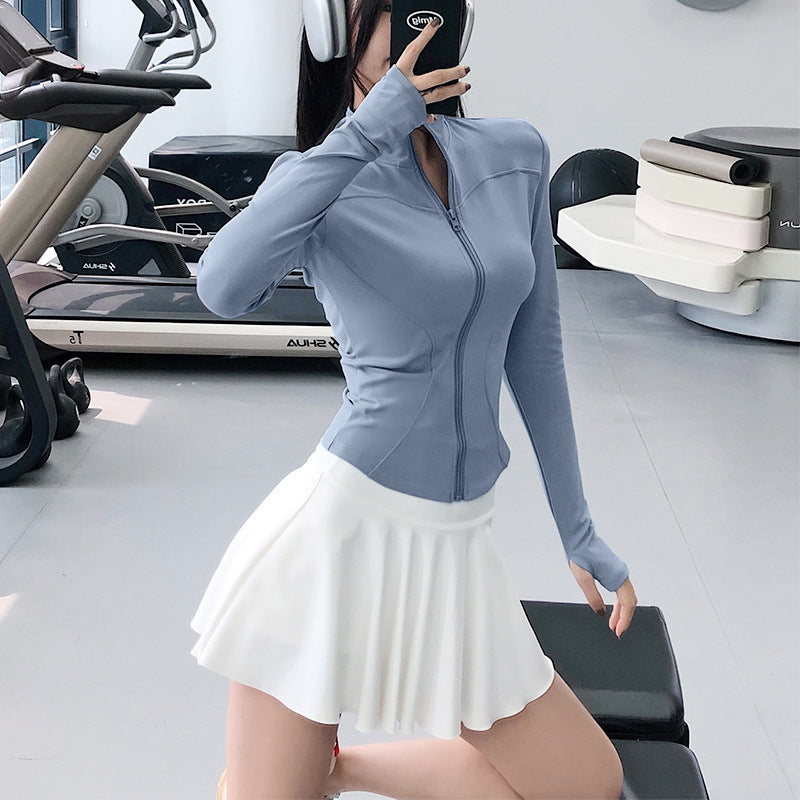 Yoga Clothing Sports Suit for Women 2026 New Style Long-Sleeved Jacket Top High-End Outdoor Casual Running Training Clothing