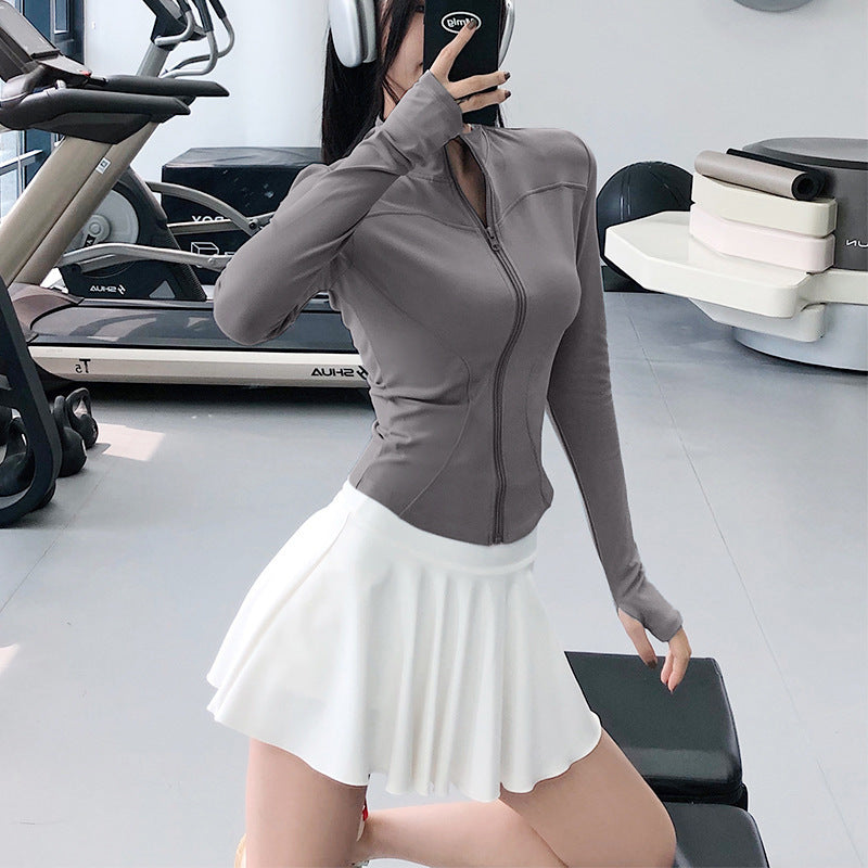 Yoga Clothing Sports Suit for Women 2026 New Style Long-Sleeved Jacket Top High-End Outdoor Casual Running Training Clothing