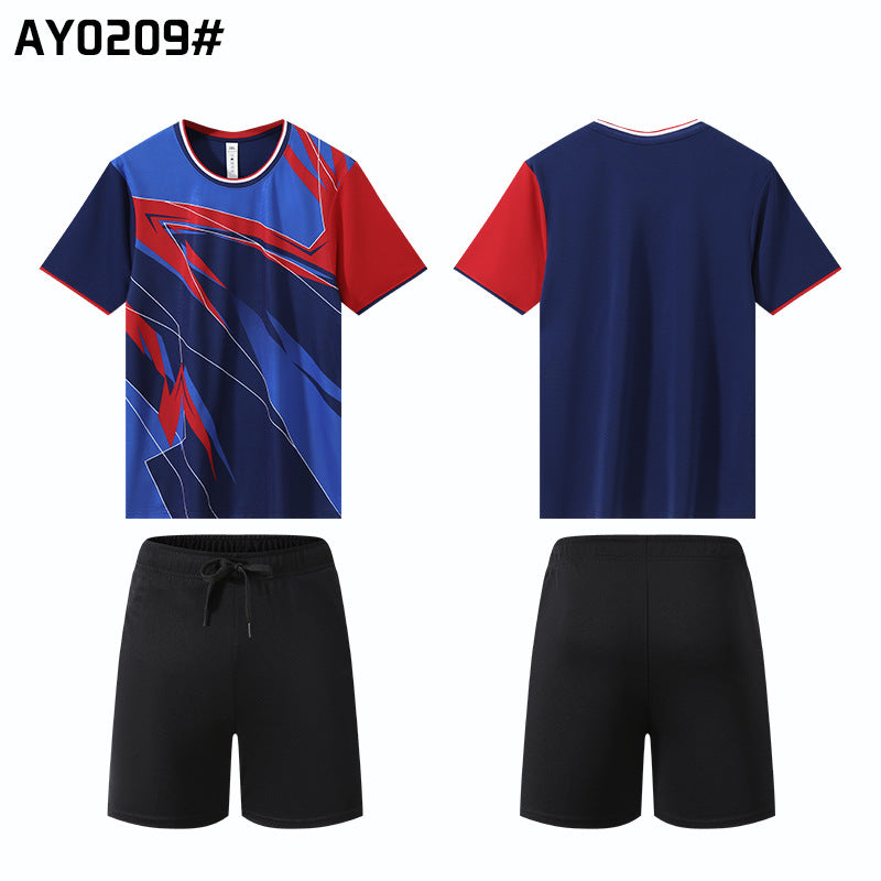 The new in stock high quality table tennis badminton clothing volleyball clothing multi-functional training clothing outdoor leisure.