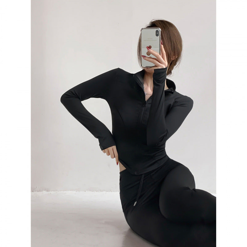 Yoga Clothing for Women 2026 New Style Jacket Quick-Drying Fitness Clothing Sports Running Suit Long-Sleeved Pilates Training Top