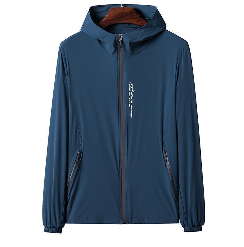 Sun Protection Clothing Men's Summer Thin Ice Silk Sun Protection Clothing Trendy New Breathable Fishing Clothing Thin Skin Clothing Men's Clothing