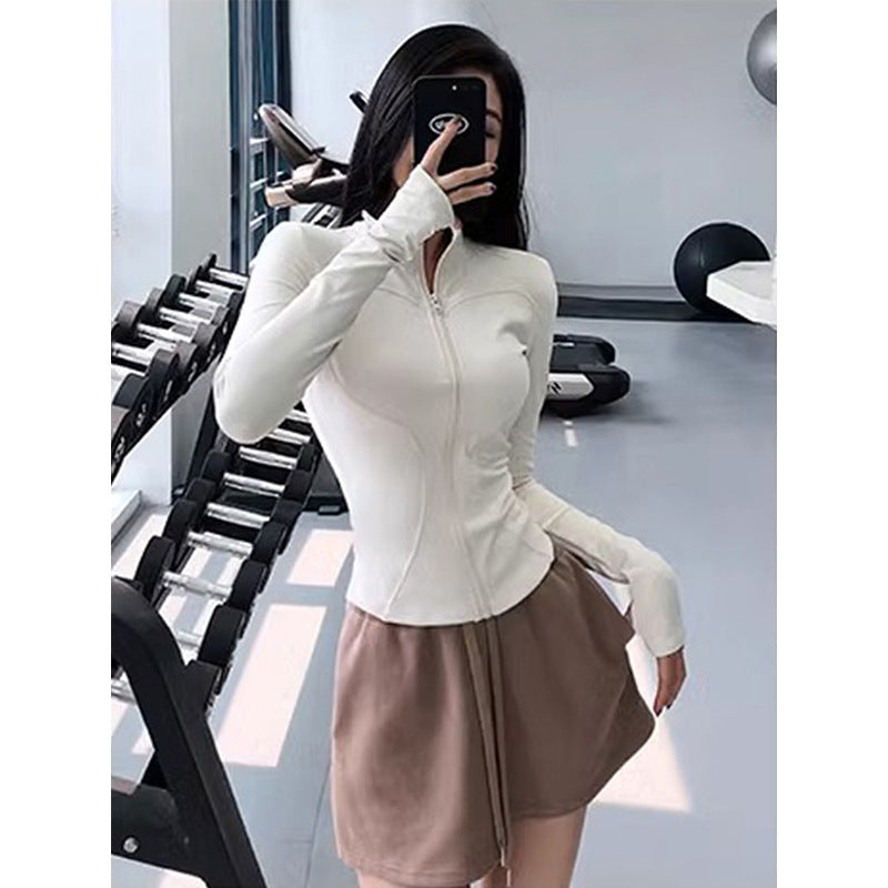 Yoga Clothing Sports Suit for Women 2026 New Style Long-Sleeved Jacket Top High-End Outdoor Casual Running Training Clothing