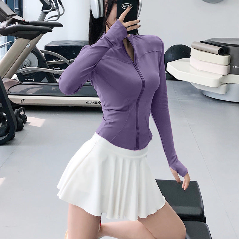 Yoga Clothing Sports Suit for Women 2026 New Style Long-Sleeved Jacket Top High-End Outdoor Casual Running Training Clothing