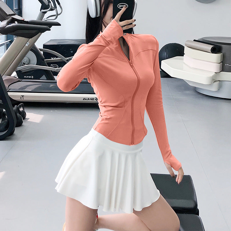 Yoga Clothing Sports Suit for Women 2026 New Style Long-Sleeved Jacket Top High-End Outdoor Casual Running Training Clothing