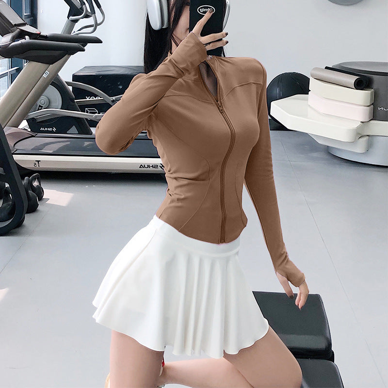 Yoga Clothing Sports Suit for Women 2026 New Style Long-Sleeved Jacket Top High-End Outdoor Casual Running Training Clothing