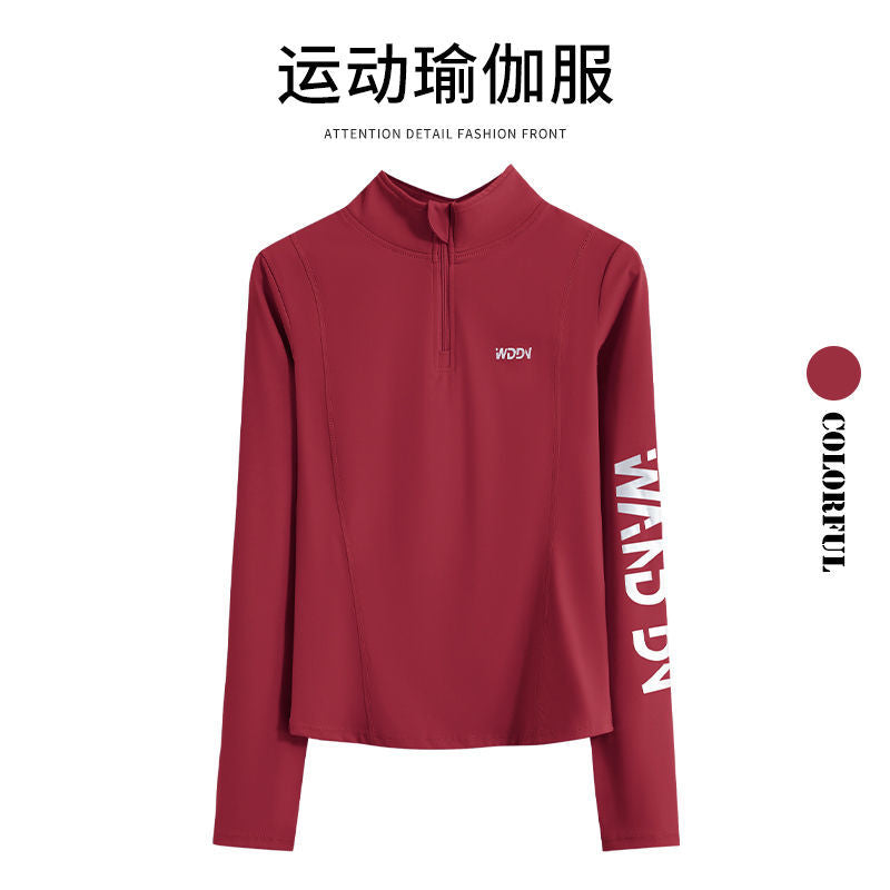 Running Sportswear for Women 2025 New Quick-Drying Slimming Look Yoga Clothing Outdoor Professional Badminton Training Fitness Clothing