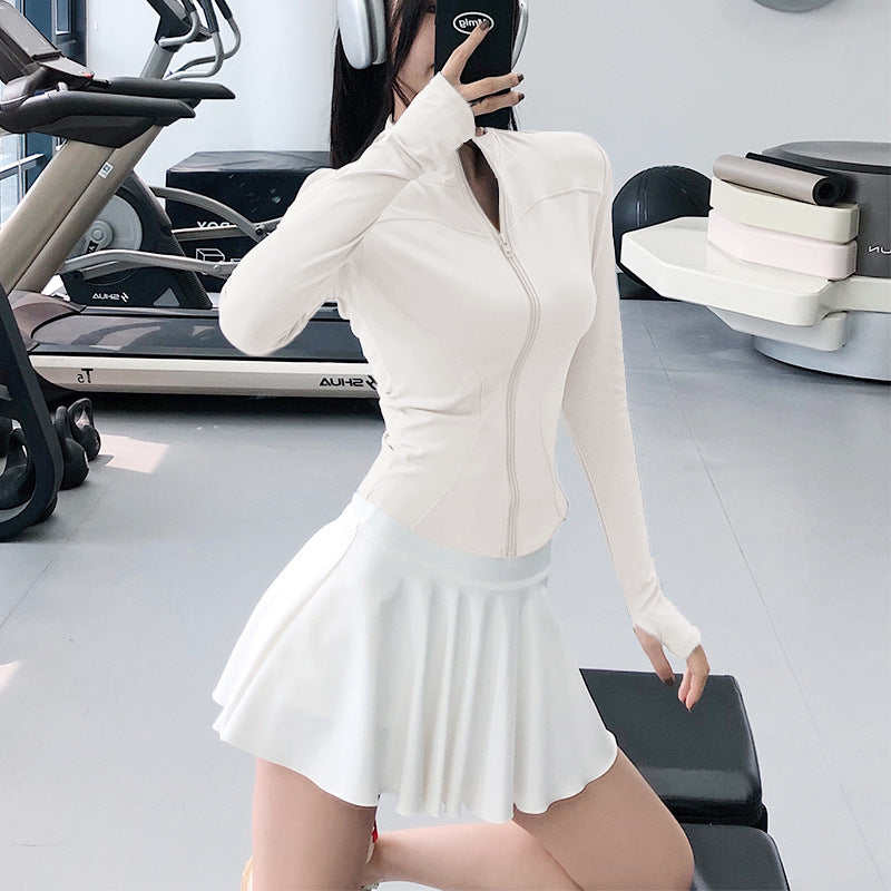 Yoga Clothing Sports Suit for Women 2026 New Style Long-Sleeved Jacket Top High-End Outdoor Casual Running Training Clothing