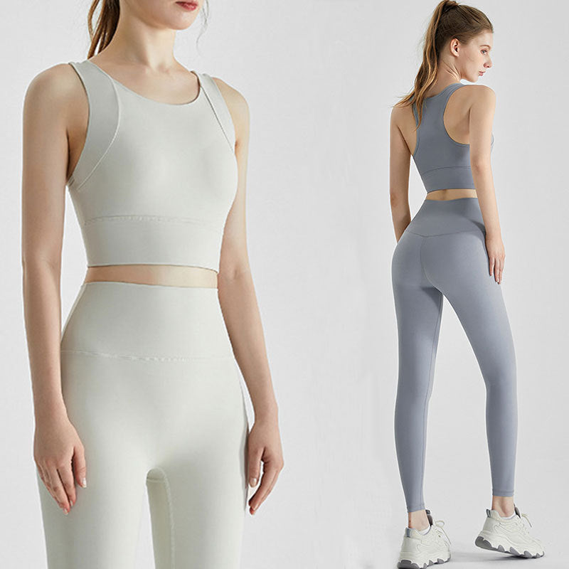 Yoga Clothing Set for Women, Shock-Proof Push-Up Running Bra, Sports Bra, Fitness Clothing Set for Women, Summer