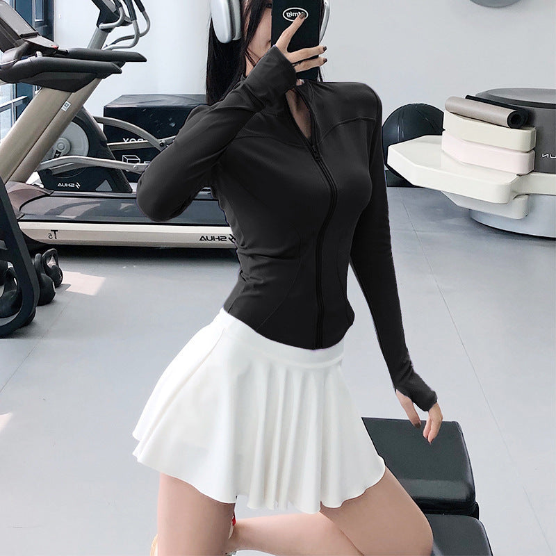 Yoga Clothing Sports Suit for Women 2026 New Style Long-Sleeved Jacket Top High-End Outdoor Casual Running Training Clothing