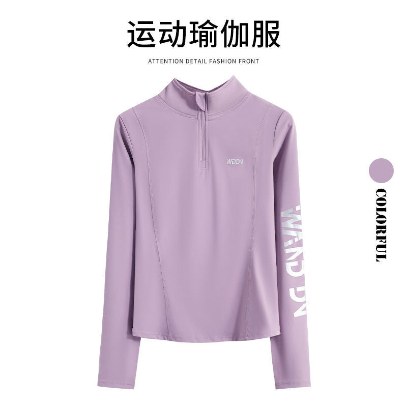Running Sportswear for Women 2025 New Quick-Drying Slimming Look Yoga Clothing Outdoor Professional Badminton Training Fitness Clothing