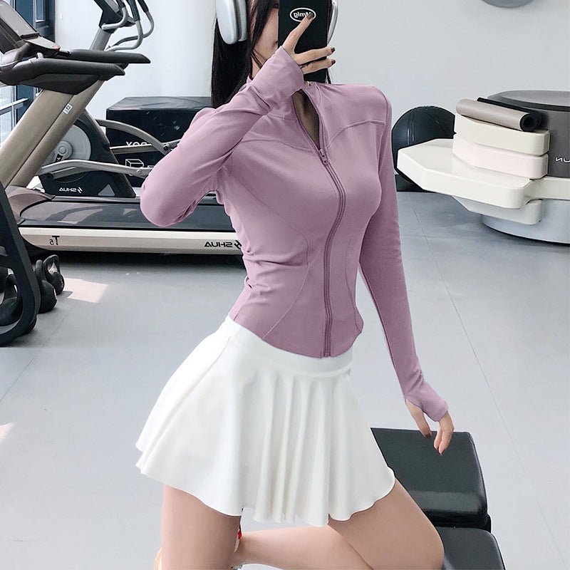 Yoga Clothing Sports Suit for Women 2026 New Style Long-Sleeved Jacket Top High-End Outdoor Casual Running Training Clothing