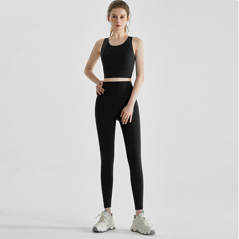 Yoga Clothing Set for Women, Shock-Proof Push-Up Running Bra, Sports Bra, Fitness Clothing Set for Women, Summer