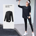 Running Sports Women's Fitness Clothing Morning Running Clothing Quick-Drying Breathable Professional Training Large Size New Fat mm Yoga Clothing