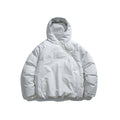 Diagonal Zipper Hooded Thickened Warm Cotton Clothing for Men and Women Niche Design Trendy Brand Couple Warm Cotton Clothing