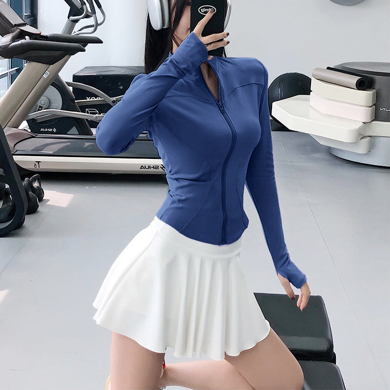 Yoga Clothing Sports Suit for Women 2026 New Style Long-Sleeved Jacket Top High-End Outdoor Casual Running Training Clothing