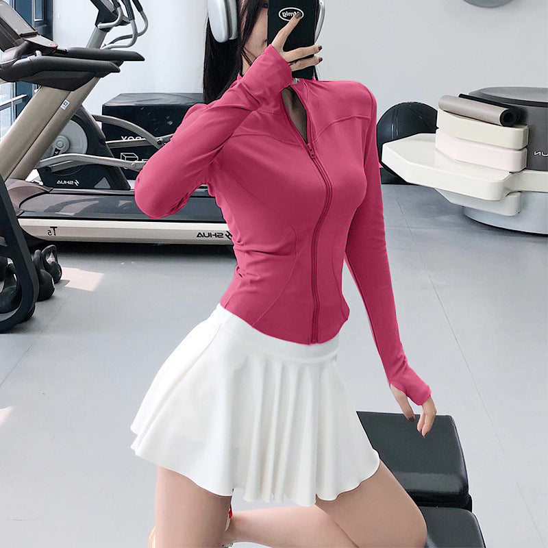 Yoga Clothing Sports Suit for Women 2026 New Style Long-Sleeved Jacket Top High-End Outdoor Casual Running Training Clothing