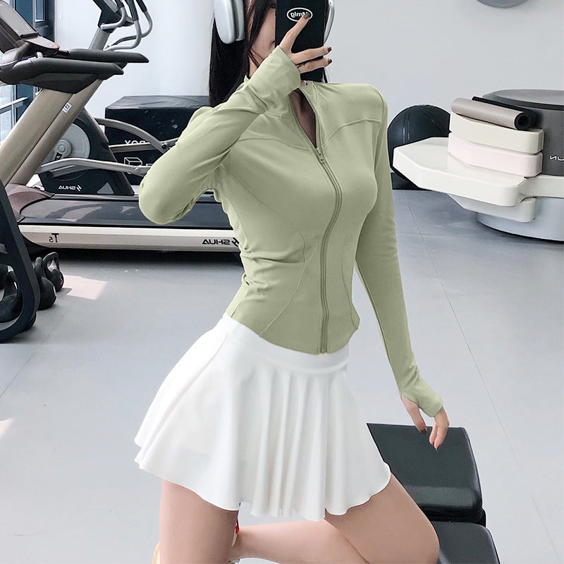 Yoga Clothing Sports Suit for Women 2026 New Style Long-Sleeved Jacket Top High-End Outdoor Casual Running Training Clothing
