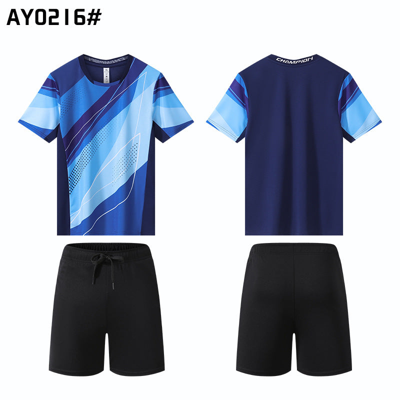 The new in stock high quality table tennis badminton clothing volleyball clothing multi-functional training clothing outdoor leisure.