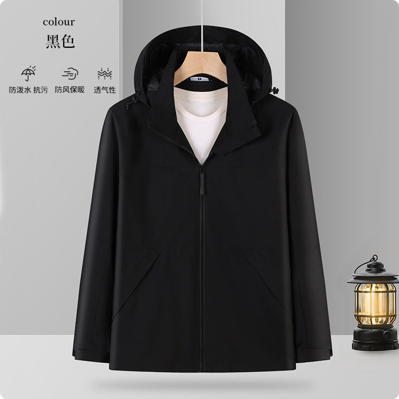 One fleece-lined warm mountaineering outdoor travel clothing autumn and winter in stock factory direct lovers assault clothing custom logo