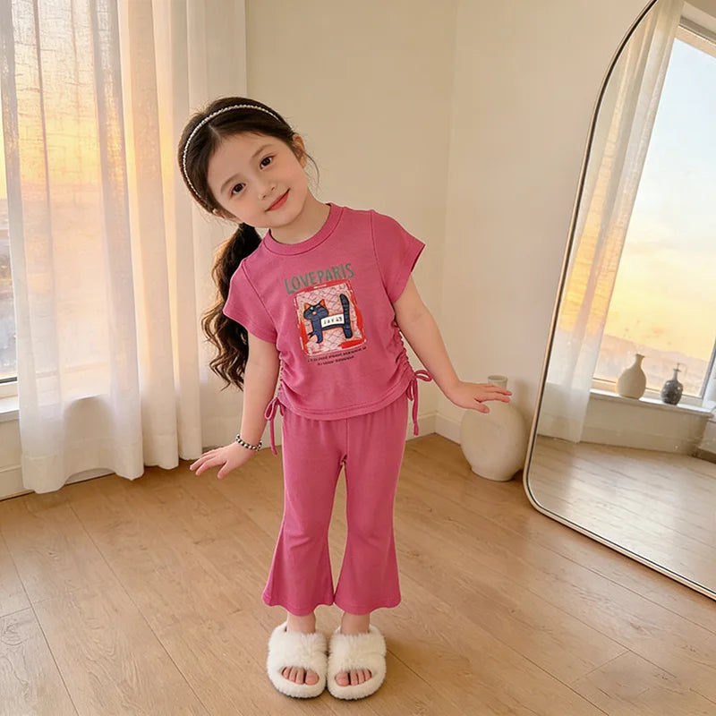 Children's Clothing Girls Sets Outfits 2026 Girls' Clothing Children Clothes Girl Female Child Clothes Summer Suit for Girl Kids