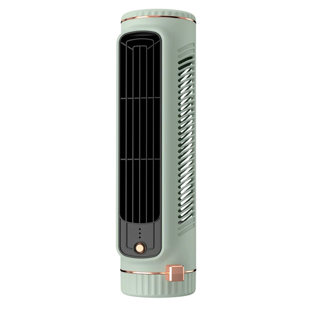 Household Desktop Tower Fan Portable Air Conditioner Fan Circulating Fan USB Charging Air Cooling Electric Fan for Home Office