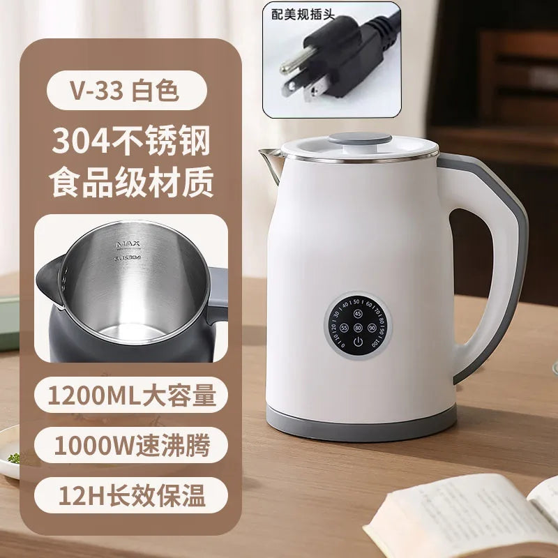 110V/220V Electric Kettle Smart Home Appliance for USA Japan Canada with Keep Warm Function DS
