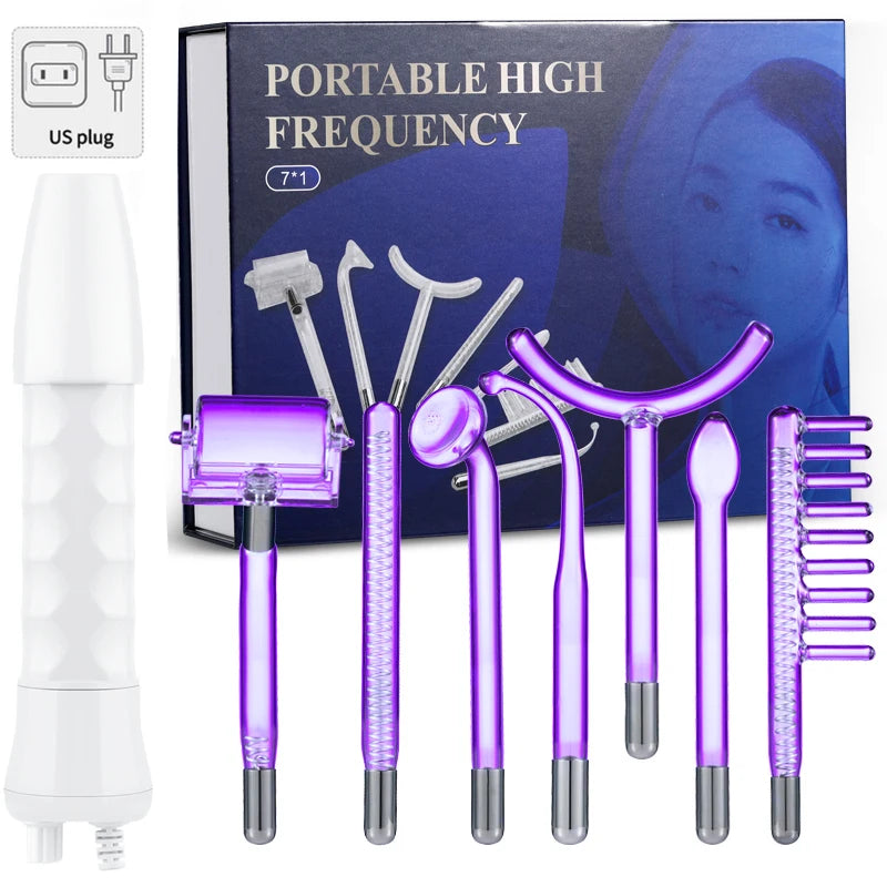 High Frequency Therapy Wand Professional Machine Skin Care Skin Tightening Device Beauty Products Anti Wrinkle Face Clean
