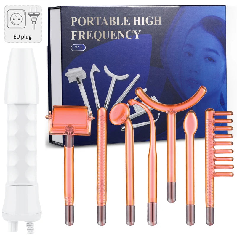 High Frequency Therapy Wand Professional Machine Skin Care Skin Tightening Device Beauty Products Anti Wrinkle Face Clean