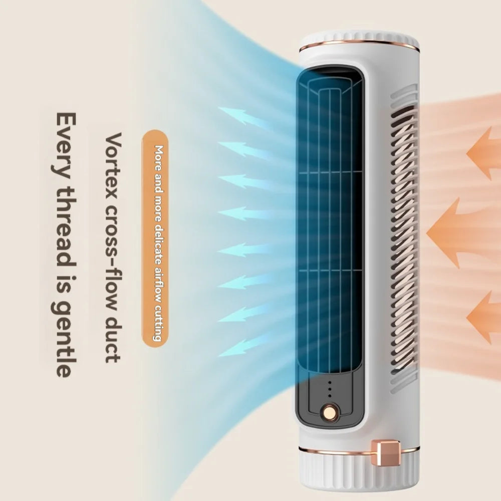 Household Desktop Tower Fan Portable Air Conditioner Fan Circulating Fan USB Charging Air Cooling Electric Fan for Home Office