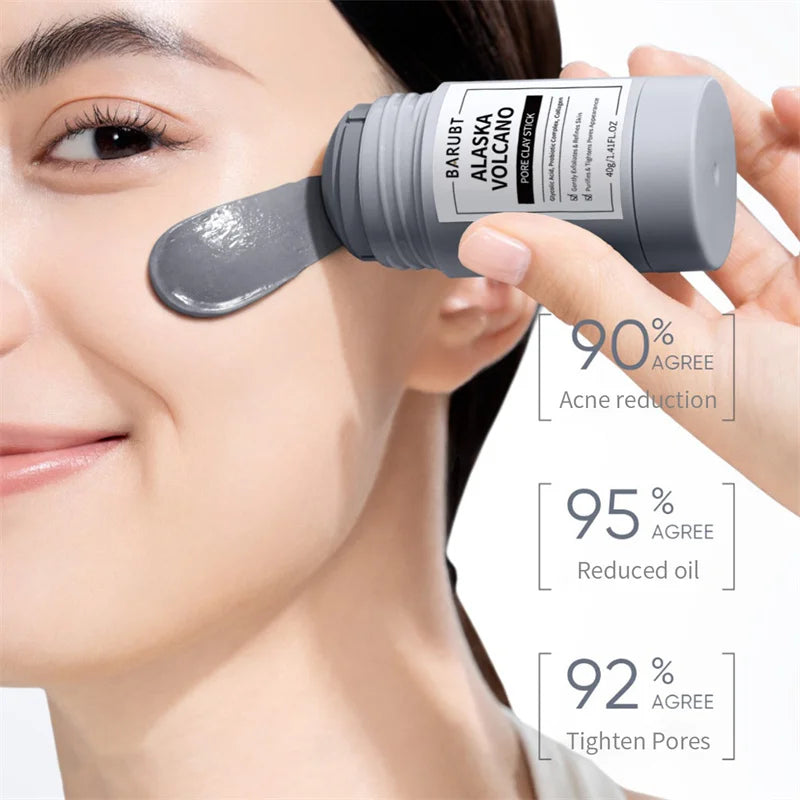 Volcanic Mud Mask Face Deep Cleaning Pores Remove Blackheads Oil Control Moisturizing Brighten Smooth Skin Care Beauty Products
