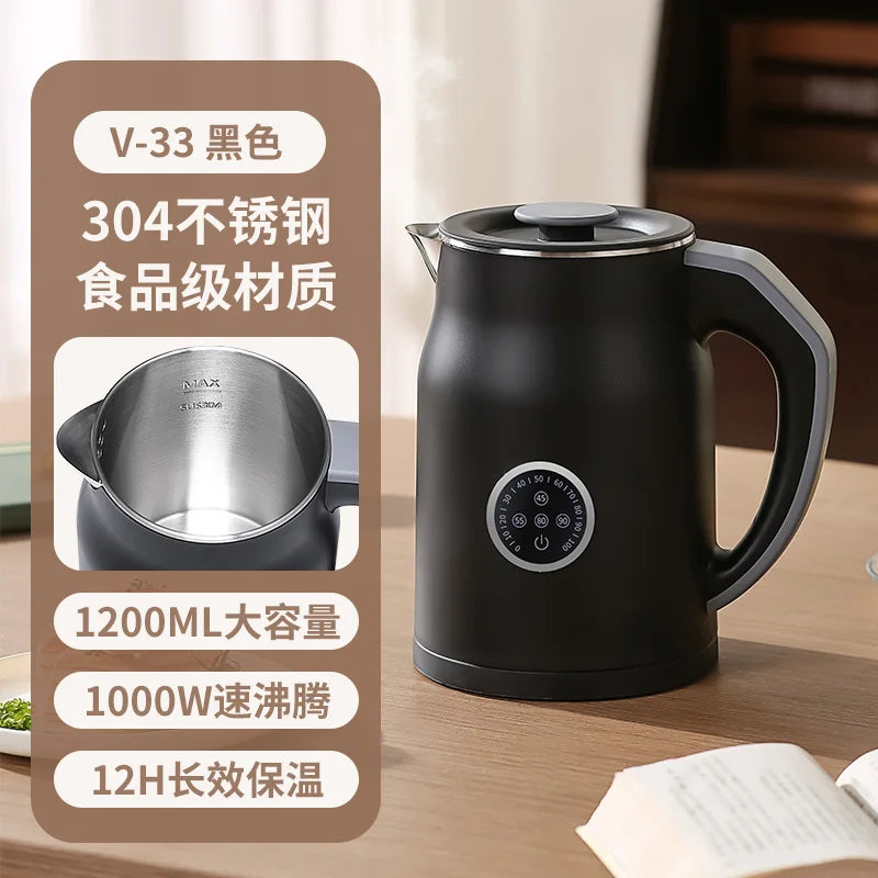 110V/220V Electric Kettle Smart Home Appliance for USA Japan Canada with Keep Warm Function DS