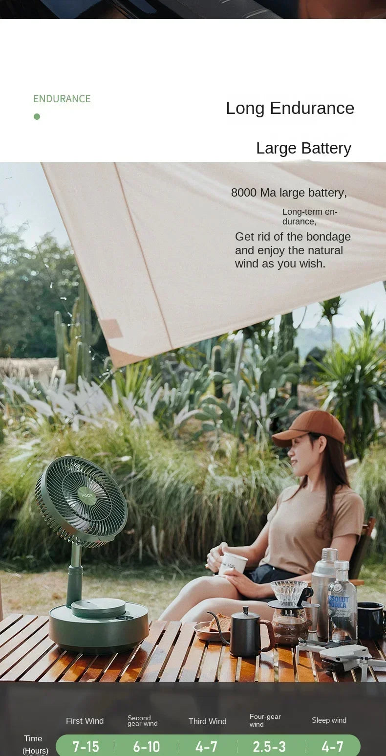 36V/110V/220V  Small Home Appliance Suspended Floor Fan with Powerful Airflow and Adjustable Height DW