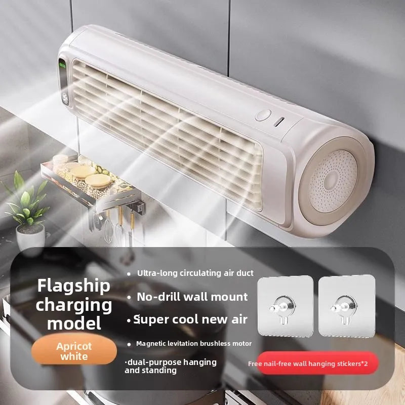 Household Small Fan Silent Kitchen Air Conditioner Toilet Wall Hanging Dormitory Wall Hanging Electric Fan