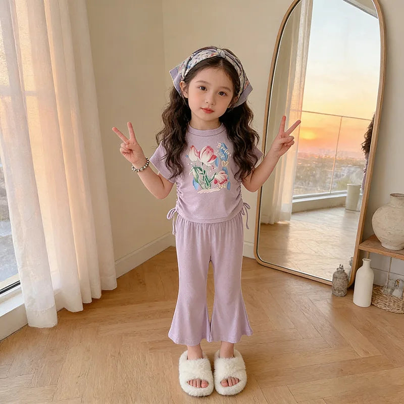 Children's Clothing Girls Sets Outfits 2026 Girls' Clothing Children Clothes Girl Female Child Clothes Summer Suit for Girl Kids