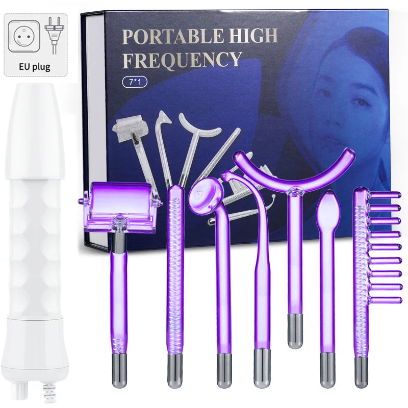 High Frequency Therapy Wand Professional Machine Skin Care Skin Tightening Device Beauty Products Anti Wrinkle Face Clean