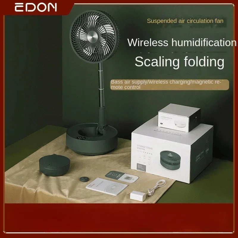 36V/110V/220V  Small Home Appliance Suspended Floor Fan with Powerful Airflow and Adjustable Height DW