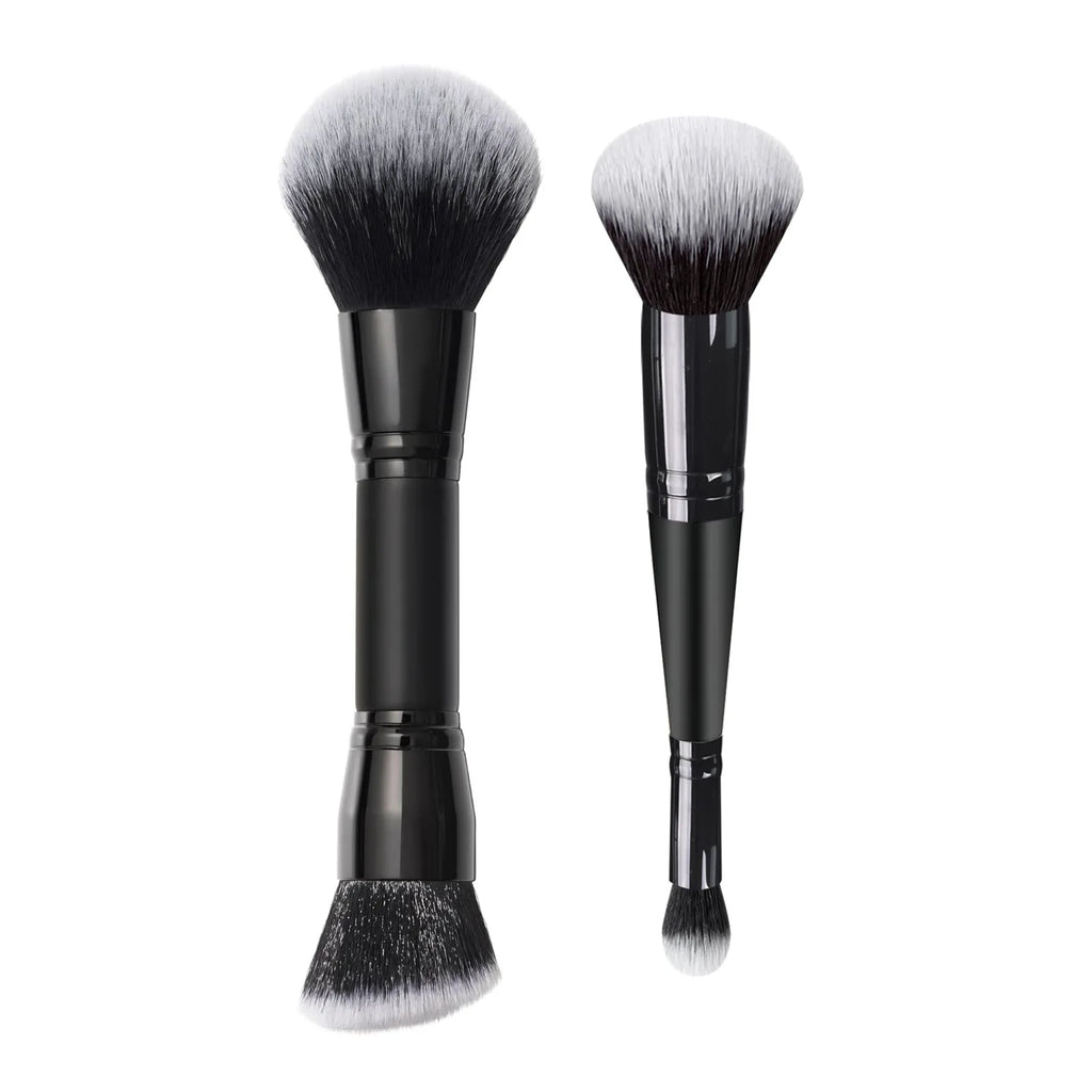Single Makeup Brushes Private Label Popular Round Angled Foundation Makeup Blending Brush With Packing Wholesale 10pcs/lot
